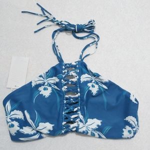 MIKOH west oz Hawaii hula Crochet Halter Top new